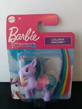 Barbie Dreamtopia Lollipop Unicorn Mini Figure NEW - £6.86 GBP