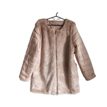 Souvenir Ladies Full Zip Uncollared Puffer with Fur trim Coat Side Pocke... - $61.36