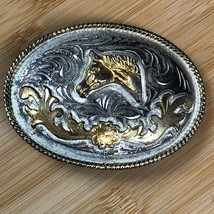 Vintage Horse Head Belt Buckle by Alpaca Western Cowboy Cowgirl Rodeo Silver? - £12.57 GBP
