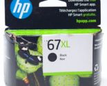 SEALED 1 Genuine HP 67XL Black Ink Cartridge Factory Boxed 3MY57AN Exp A... - £19.76 GBP