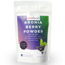 powbab Aronia Berry Powder 3.5 oz - 100% USA Grown Organic Aronia Choke Berry - £13.06 GBP