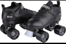 CHICAGO Skates Bullet Men&#39;s Speed Roller Skate -Black Size 8 - £38.91 GBP