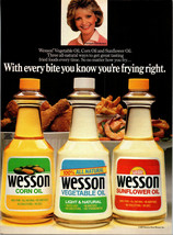 Vintage 1987 Florence Henderson Wesson Oil Print Ad Advertisement - $6.49