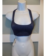 FREE PEOPLE Movement On The Radar Bra Soft Heather Blue Activewear Size ... - €36,57 EUR