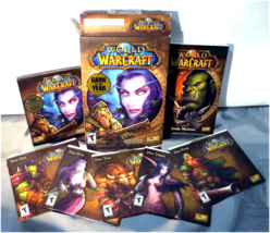 WORLD OF WARCRAFT BLIZZARD 2004 - 5 CDs Manual - Game of the Year Edition - £12.51 GBP