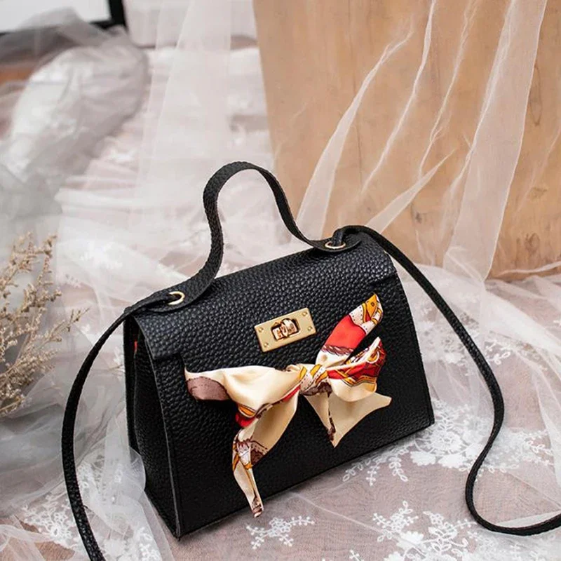 Silk Scarf Handbags Women Handbags Small Bag Women&#39;s Shoulder Bag design... - $17.86