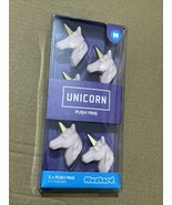Pink Unicorn Pushpins - Pack Of 5 - €6,88 EUR