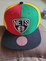 Brooklyn Nets Pinwheel Snapback Hat OSFM - £21.41 GBP