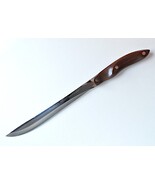 Cutco #23 Carver 9&quot; Straight Edge Carving Knife Brown Swirl Handle Unser... - $34.84 CAD