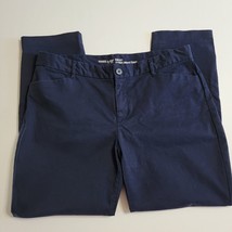 Khakis by Gap Women&#39;s Size Capri Pants Slim City Blue Stretch Measures 33x25 - £9.33 GBP