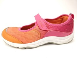 Vionic 334 Sunset Orange &amp; Pink Mary Jane Sneakers Orthopedic Flats Size 7 - $39.95