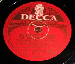 Graham Payn, Sylvia Cecil, Perilli, Ingham 12&quot; - 78 RPM Records Sing NOE... - £5.41 GBP