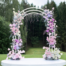 Wedding Party Arch Outdoor Garden Backdrop Stand Arbor Bridal Festival D... - $153.99