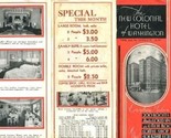 New Colonial Hotel of Washington Brochure Washington DC 1930&#39;s 15th &amp; M ... - $17.87