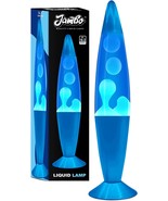 Jambo 16&quot; Inch Beautiful Liquid Motion Lamp White Wax Blue Liquid Brand-NEW - £23.59 GBP