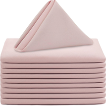 - 20 Inch Square Premium Polyester Cloth Napkins. Oversized, Double Folded and H - £12.86 GBP