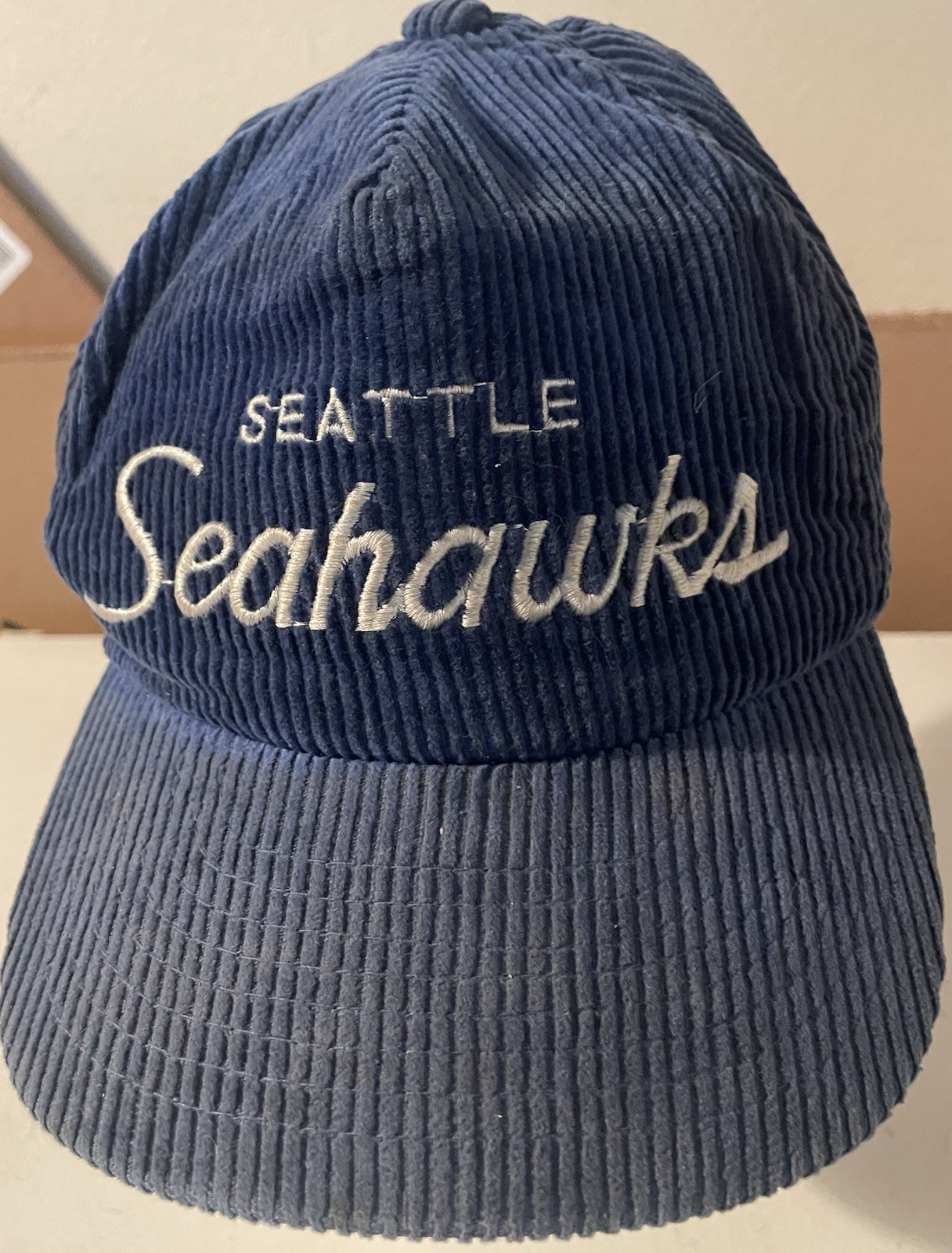 Vintage NFL Seattle Seahawks Sports Specialties The Cord Hat Corduroy Ca... - £45.19 GBP