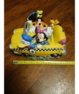 Retired Disney Fab 5 Duck Cab Co Taxi Piggy Bank w/ Mickey Mouse Vintage... - €12,82 EUR