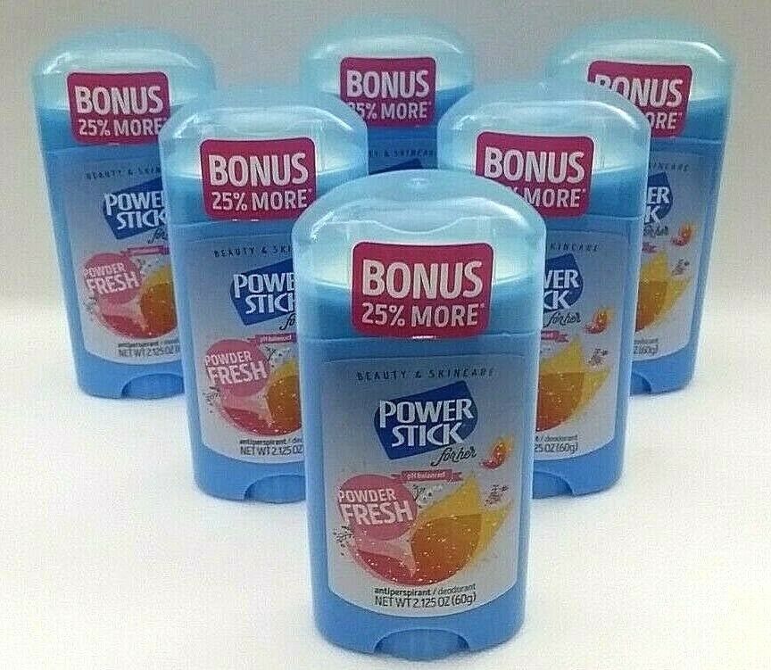 Power Stick Powder Fresh Her Antiperspirant and Deodorant, 2.125 oz Each... - $8.90+