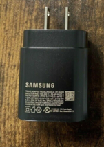 Original Samsung Galaxy S23 S22 S21 5G USB-C 25W Super Fast Charge Wall Adapter - $12.59