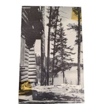 Postcard Brainerd Minnesota Woods Cabin Trees Lake Vintage Unposted - £4.49 GBP