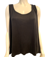Live 2 Lounge Black Round Neck Sleeveless Tank Top Size 3X - €13,84 EUR
