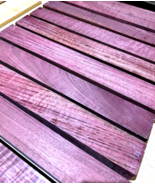 10 PIECES KILN DRIED PURPLEHEART TURNING LUMBER WOOD BLANKS 12&quot; X 1.5&quot; X... - €42,42 EUR