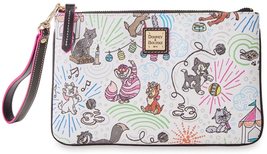 Disney Parks Exclusive - Dooney &amp; Bourke - Wristlet Wallet - Sketch Cats - £156.60 GBP