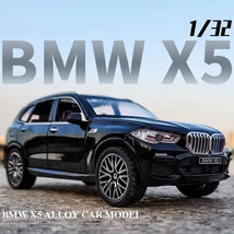 Black 1:32 BMW X5 SUV Alloy Car Model Diecasts Metal Toy Vehicles Car Model - £13.51 GBP