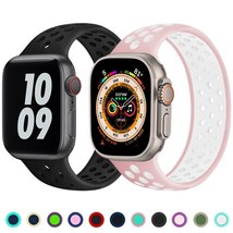 Silicone Solo Loop Strap for Apple Watch Band - £9.59 GBP
