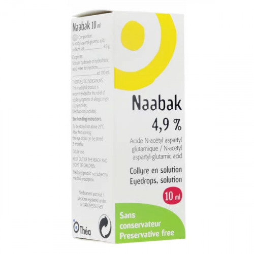 THEA Pharma NAABAK 4.9% Eye drops 10 ml