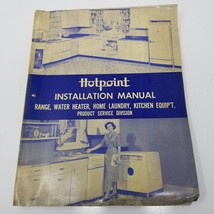Hotpoint Installation Manual 1951 Product Service Division Range Laundry... - $37.95