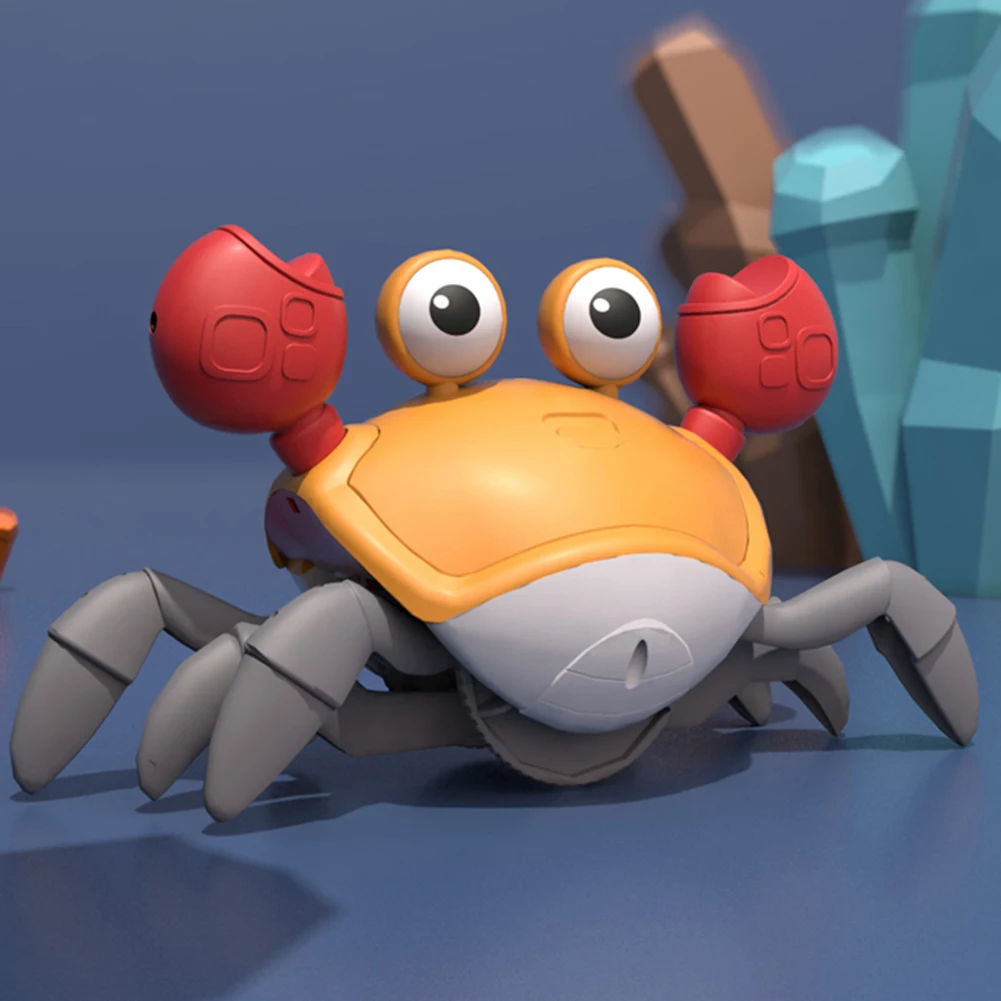 Crawling Crab Educational Electronic Crab Avoid Obstacles Interactive Crawling - £6.91 GBP+