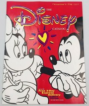 Vintage Disneyland Catalog Valentine&#39;s Day 1995 Mickey &amp; Minnie Mouse  - £11.00 GBP