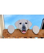 Labrador Retriever Dog Fence Peeker Yard Art Garden Park Kennel Playgrou... - £89.82 GBP