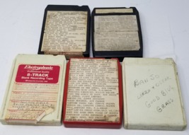 Blank 8 Track Tapes Set of 5 Used Writing on Outside Electrophonic Mix Rough - £11.17 GBP