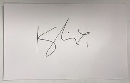 Kylie Minogue Signed Autographed 3x5 Index Card - $30.00