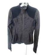 Lululemon Athletica Forme Jacket Women&#39;s S Fitted L/S Heather Navy Zip P... - £17.30 GBP