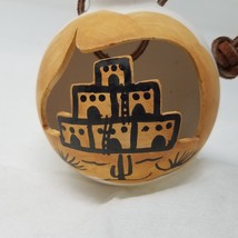 Native Pueblo Adobe Pottery Ornament Southwest Decor Handmade 1981 Vtg - $18.95