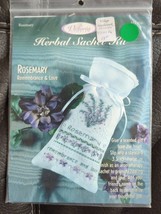 The Victoria Sampler Herbal Sachet Rosemary Cross Stitch Pattern Kit #06 2002 - £29.30 GBP