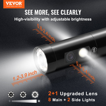 VEVOR Borescope Camera, Triple Lens Endoscope Camera with Light, 4.5&quot; Sc... - £52.30 GBP