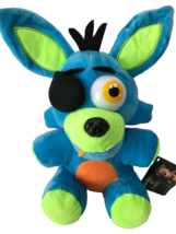 LARGE 16 inch FNAF FOXY BLUE BLACKLIGHT NEON PLUSH FIVE NIGHTS AT FREDDY... - $23.80