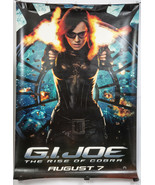 HUGE RARE BARONESS Leather Catsuit GI JOE BUS STOP POSER 4&#39; x 6&#39; DISPLAY - $45.00