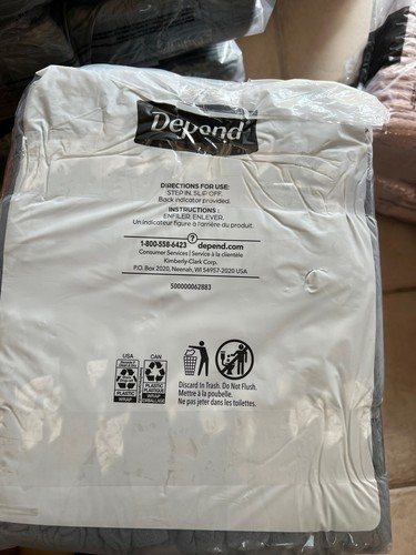 Depend Real Fit Maximum Absorbency Underwear for Men  53Ct S/M Grey OPEN BAG Item image 2