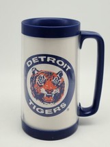 Vintage Detroit Tigers Thermo-Serv Plastic Insulated Bud Mug Stein 6 1/”4  USA - £7.80 GBP
