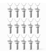Set of 15 Racing Flag Cremation Urns on 24" Steel Ball Chain Necklaces -... - $75.00