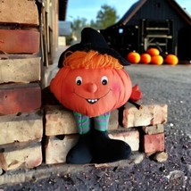 1982 Hallmark Pumpkin Witch Bean Bag Halloween Plush Toy Decoration Plus... - $11.88