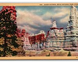 Queen Victoria Bryce Canyon Naitonal Park Utah UT UNP Linen Postcard Z4 - $2.92