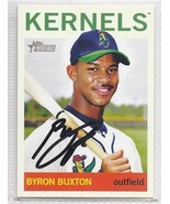 byron Buxton Signed Autographed Card 2013 Topps Heritage Minor League - £33.83 GBP