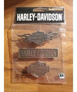 Harley Davidson EK Success Jolees Sticker Collage Flame, Shield &amp; Bar 3-... - £11.09 GBP